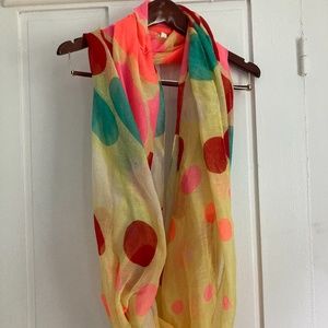 Polka Dot Infinity Scarf